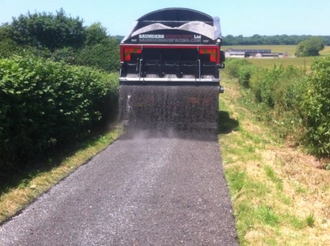 driveway tar and chip surface dressing Hampshire