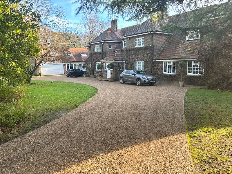 driveway tar and chip surface dressing Hampshire