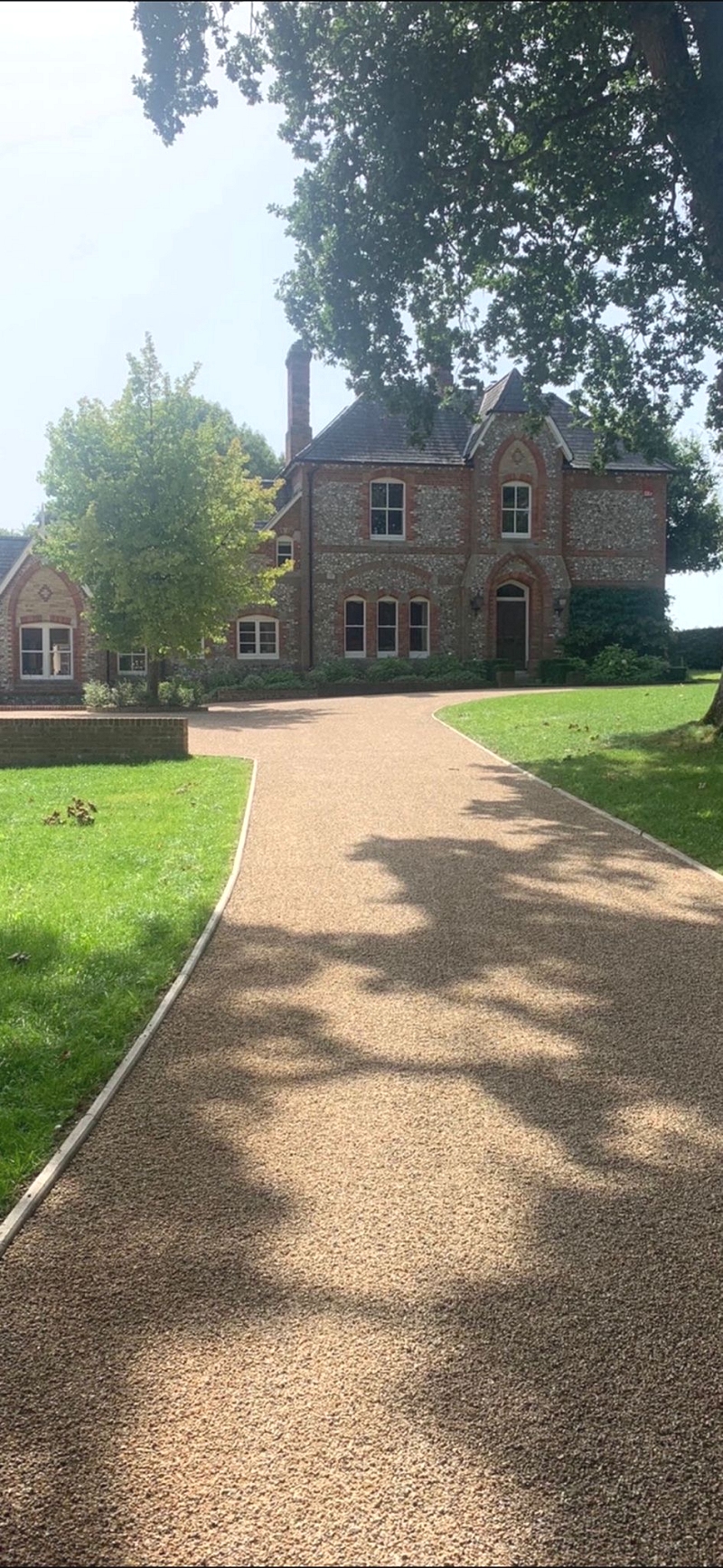 driveway tar and chip surface dressing Hampshire